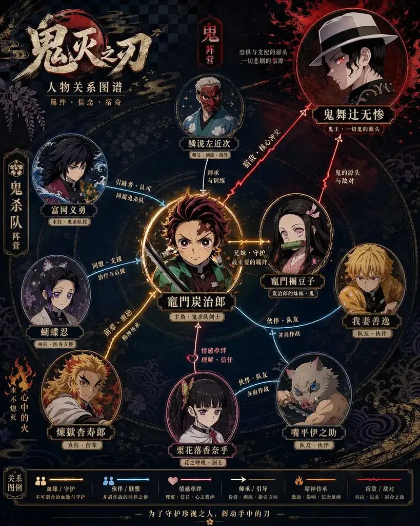 角色关系图海报