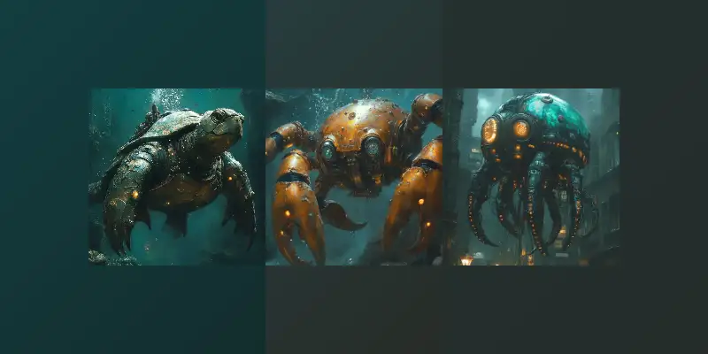 水下维多利亚科幻怪物