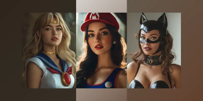 照片级写实角色扮演女性