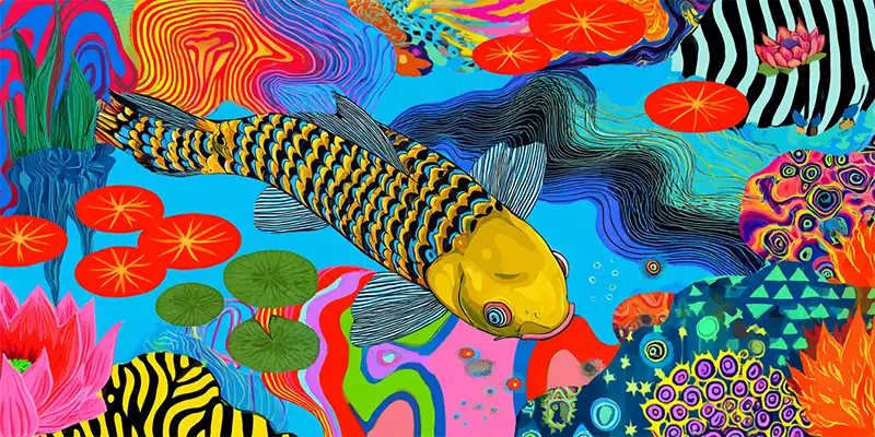 迷幻迷幻墙面装饰画霓虹海报
