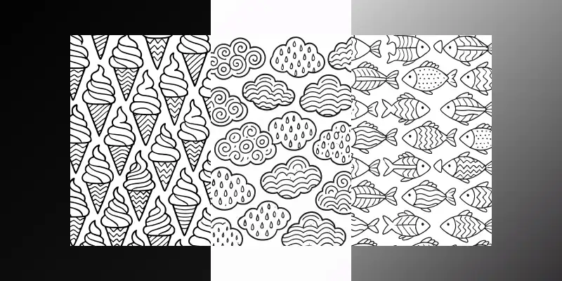 涂鸦艺术治愈解压图案涂色
