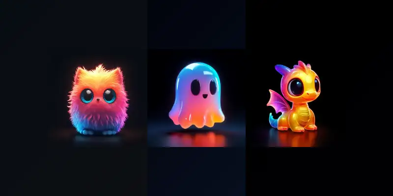 鲜明3D图标
