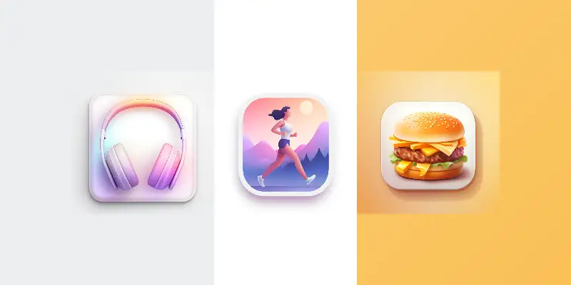 优雅UI/UX手机应用图标