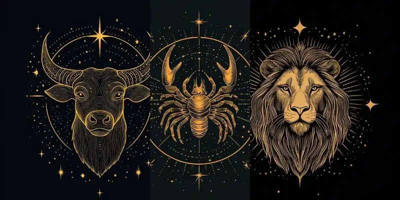 秘奥十二星座占星符号