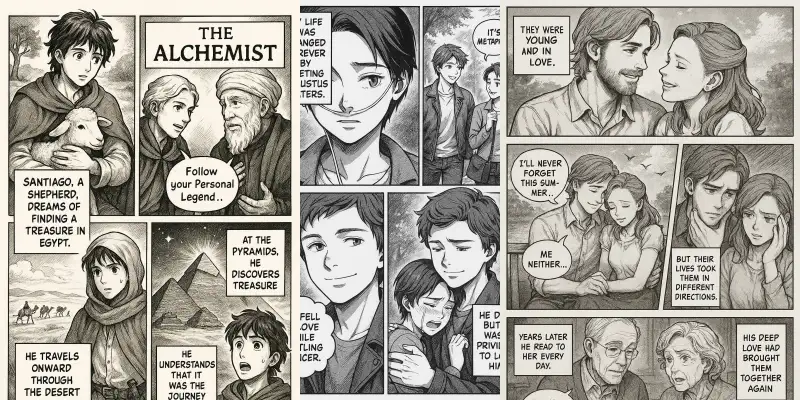 书籍漫画风