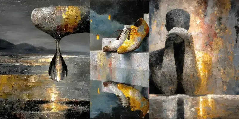 单色大师技法油画