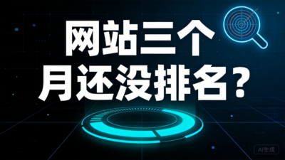 文章封面配图: 你的网站为什么三个月还没排名
